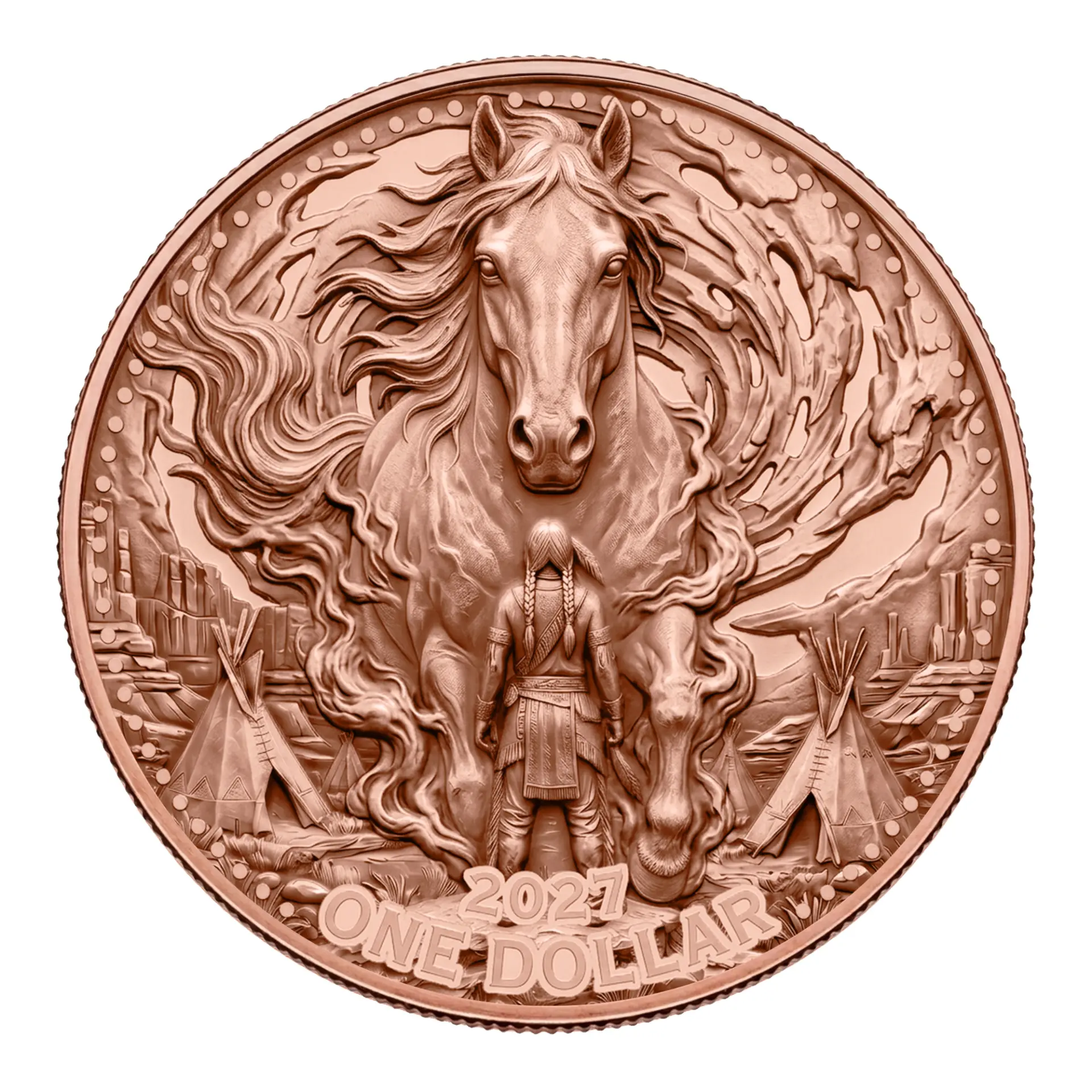 Spirit Horse, obverse
